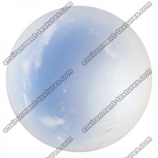 HDRi Skydome of Blue Clouded Sky 16K 